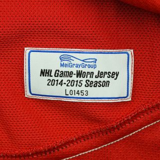 2014 - 15 Kevin Elgestal Washington Capitals Game Issued Hockey Jersey MeiGray 4