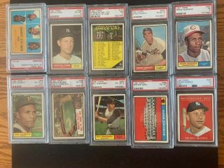1961 Topps Baseball Cards,  Complete Set