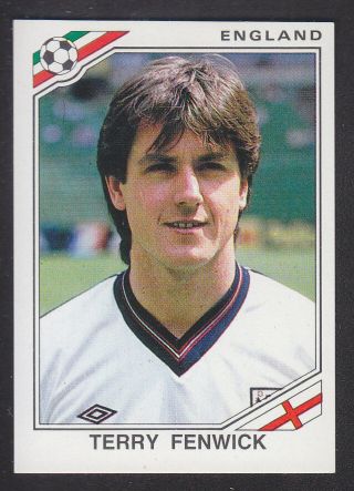 Panini - Mexico 86 World Cup - 406 Terry Fenwick - England