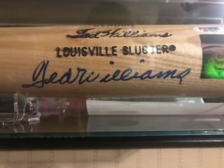 TED WILLIAMS GAME MODEL AUTOGRAPHED BAT PSA/DNA AUTHENTICATED 2