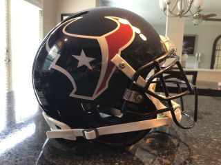 Arian Foster Game Issued Style Houston Texans Rawlings Quantum Authentic Helmet