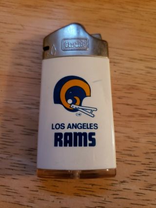 Vintage Los Angeles Rams Lighter By " Gas Lite  Extremely Rare " Item