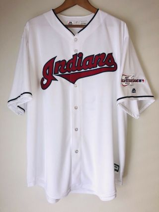 Shane Bieber Autographed Cleveland Indians Signed 2019 All - Star Game Jersey BAS 6
