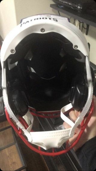 Tom Brady Autographed England Patriots Full Size Authentic Speed Flex Helmet 4