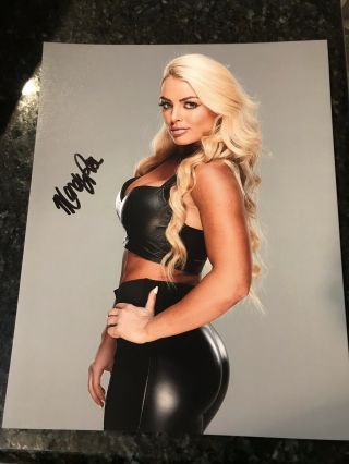 Wwe Nxt Mandy Rose Sexy Autographed 11x14 Photo Signed Wrestling Wrestlemania