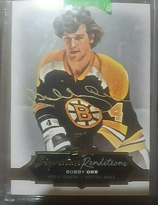 16 - 17 The Cup Bobby Orr Signature Renditions Auto