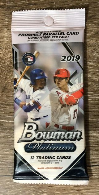 2019 Bowman Platinum 