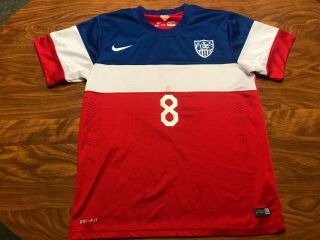 Mens Authentic Nike Clint Dempsey 2014 Usa World Cup Soccer Jersey Size Medium