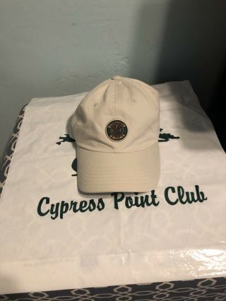Cypress Point Club Hat Golf Course Members Only Tan Cap Pebble Beach