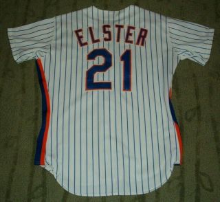 York Mets Kevin Elster Game Worn 1991 Jersey (rangers Dodgers Phillies)