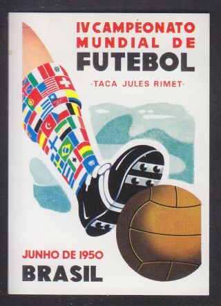 Panini - Mexico 86 World Cup - 7 Brasil 1950 Poster