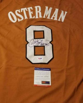 Cat Osterman Autographed Usa Olympic Texas Softball Jersey,  Psa Finch Xl