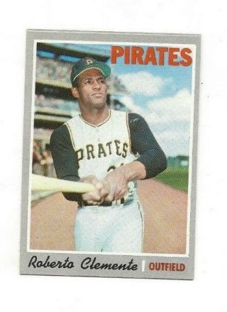 1970 Topps Roberto Clemente 350 Near - (see Scan)
