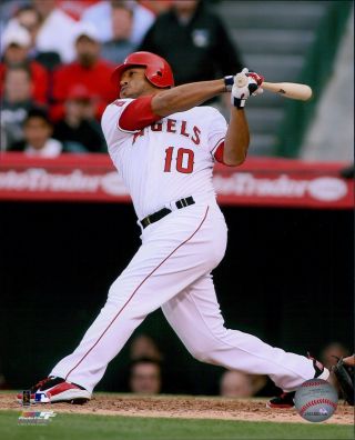 Vernon Wells Los Angeles Angels Licensed Unsigned Glossy 8x10 Photo Mlb (a)