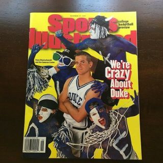 1997 Sports Illustrated College Basketball Preview Duke Blue Devils Newsstand Nl