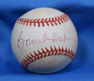 Bowie Kuhn Jsa Autograph National League Onl Hand Signed Baseball