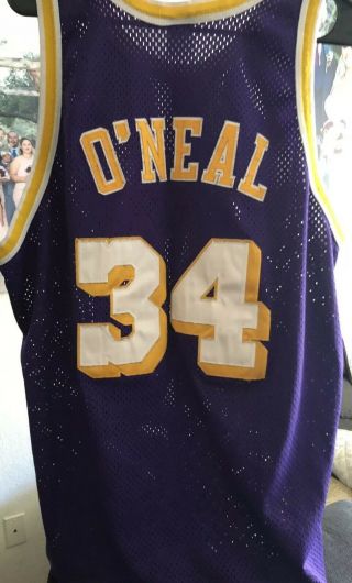 champion authentic jersey 48 (Los Angeles Lakers - Shaquille O’Neal) 2