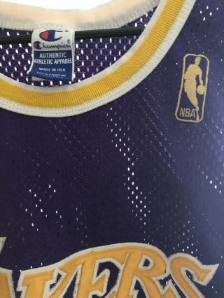 champion authentic jersey 48 (Los Angeles Lakers - Shaquille O’Neal) 3