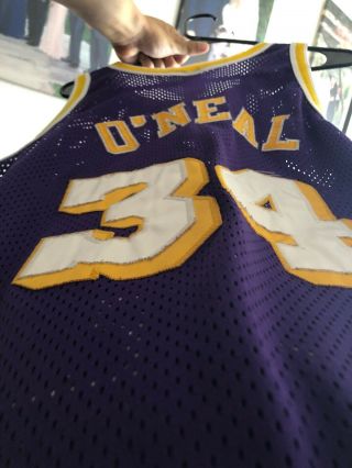 champion authentic jersey 48 (Los Angeles Lakers - Shaquille O’Neal) 4