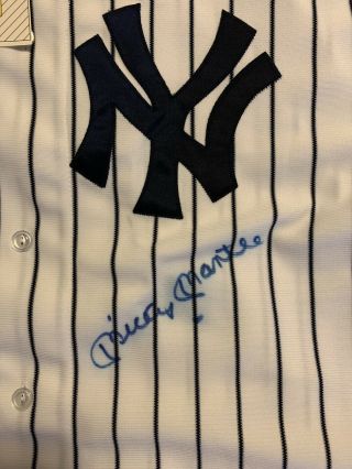 Mickey Mantle Signed Jersey Yankees 3