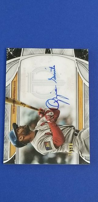 Ozzie Smith - 2019 Topps Tribute Tribute To Enshrinement Autograph