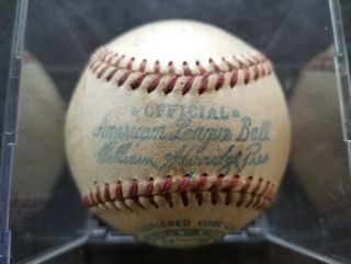 Reach William Herridge Pres.  Official American League Baseball