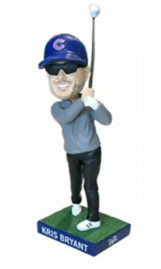 Kris Bryant Round Of Golf Bobblehead Chicago Cubs Giveaway 7/15/19