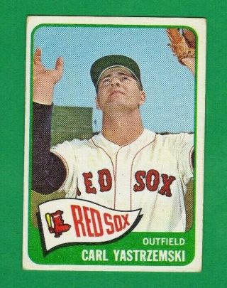 1965 Topps 385 Carl Yastrzemski Red Sox - Vg/ex - 570