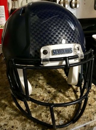 Shaquem Griffin Seahawks Game Worn Issued Helmet With
