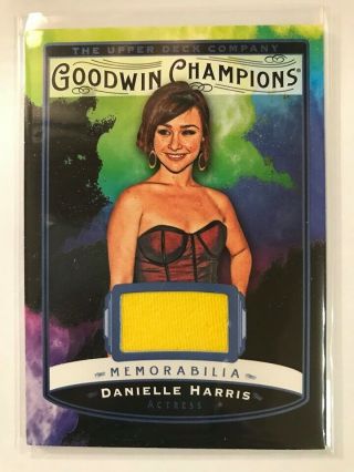 2019 Ud Upper Deck Goodwin Champions Splash Of Color Danielle Harris - Bodysuit
