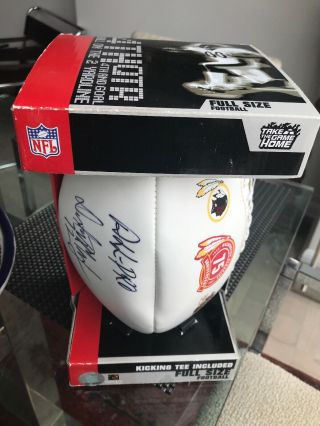 Nfl Football (redskins 75th Anniversary Edition) Signed By Dexter Manley