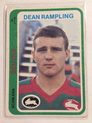 1979 Scanlens Nrl Football Card - Dean Rampling - Postage In Australia