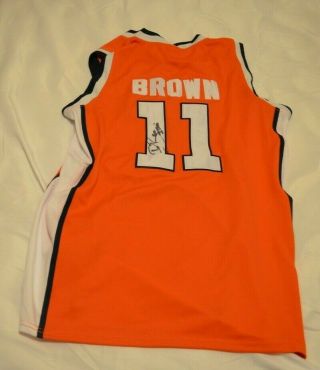 Dee Brown Auto Autographed Stitched Jersey Signed W/coa Illinois Fighting Illini