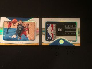 2018 - 19 Opulence Luka Doncic Rookie Patch Logoman Laundry Tag Booklet 2/3