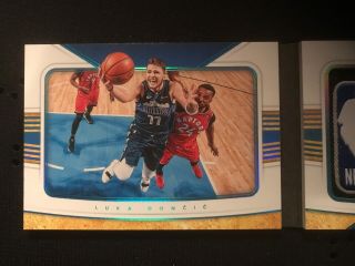 2018 - 19 Opulence Luka Doncic Rookie Patch Logoman Laundry Tag Booklet 2/3 3