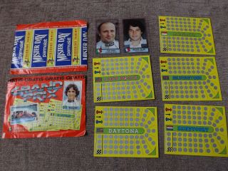 Vintage 1984 Panini Stickers Grand Prix F1 Scratch Card Game Pack