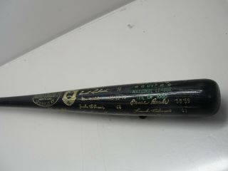 Mvp 125 Louisville Slugger Bat Hank Aaron Willie May J.  Robinson 726 Of 1000