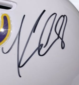 PSA/DNA Vikings 8 KIRK COUSINS Signed Autographed AUTHENTIC Football Helmet 2