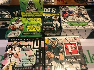 Los Angeles Chargers 2018 Case Break 6 - Box Absolute - Unparalleled - Prizm Mixer