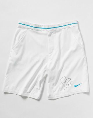 Roger Federer Match Signed Nike Tennis Shorts - From 2010 Australian Open