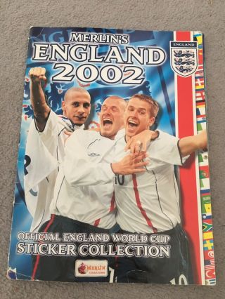 Merlin England 2002 Sticker Album - Fifa World Cup 2002 - Complete