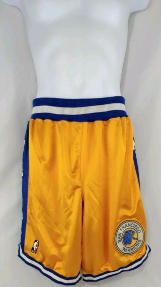 Golden State/san Francisco Warriors Nba Adidas Retro Team Basketball Shorts Rare