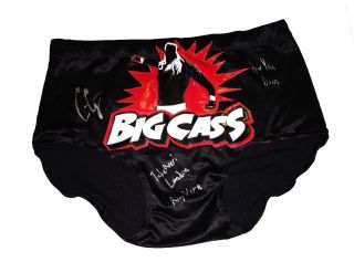 Wwe Big Cass Ring Worn Hand Signed Wrestling Trunks With Picture Proof & 1