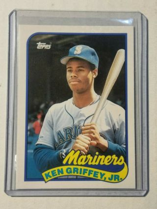 1989 Topps Traded Tiffany Ken Griffey Jr 41t Rookie Card Rc