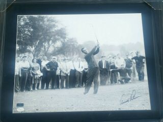 2 Masters Golf Legend Arnold Palmer Signed Framed 16x20 Photo Jsa