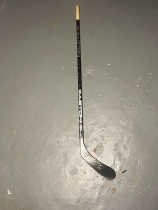 Dany Heatley Pro Stock Game Autographed Stick