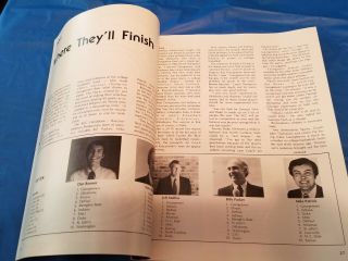 ACC Basketball Handbook 1984 - 85 UNC Tar Heels,  Maryland,  Len Bias 2