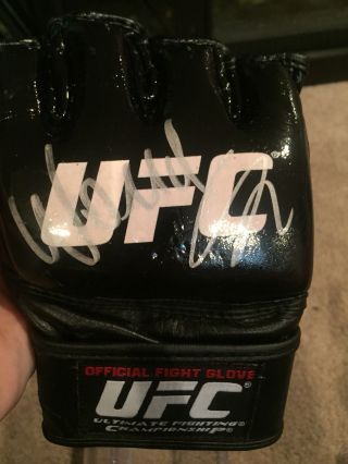 Wanderlei Silva Signed glove UFC MMA 2