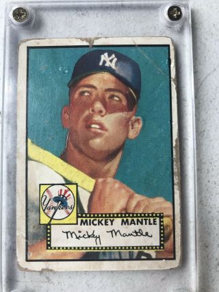 1952 TOPPS 311 MICKEY MANTLE ROOKIE Certification Of Authentication 4