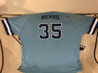 Phil Niekro Atlanta Braves Authentic Mitchel & Ness Throwback Jersey Size 5xl